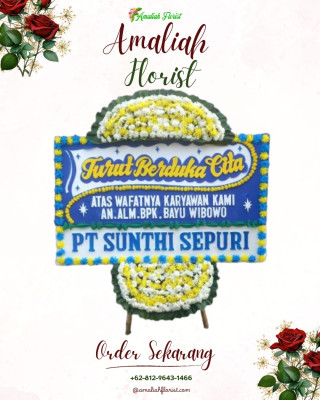 Papan Bunga Duka di Yaniruma