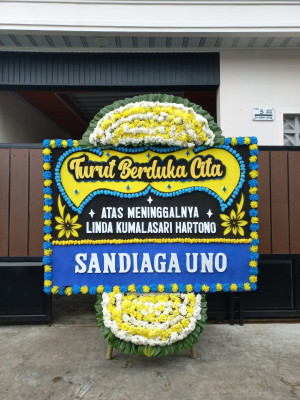 Papan Bunga Duka di Yaniruma
